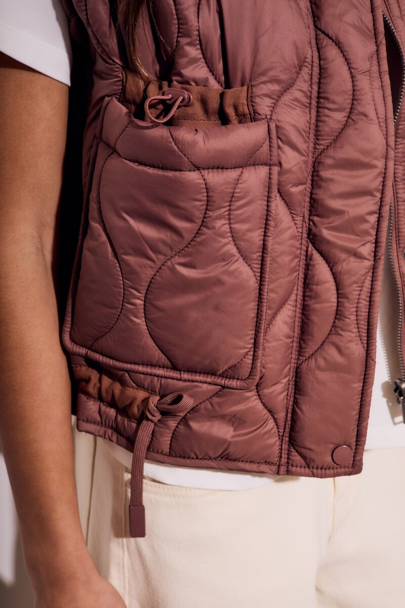 Chaleco Reversible Marrón