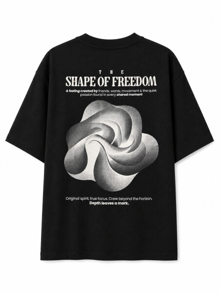 REMERA OKAPI NEGRO