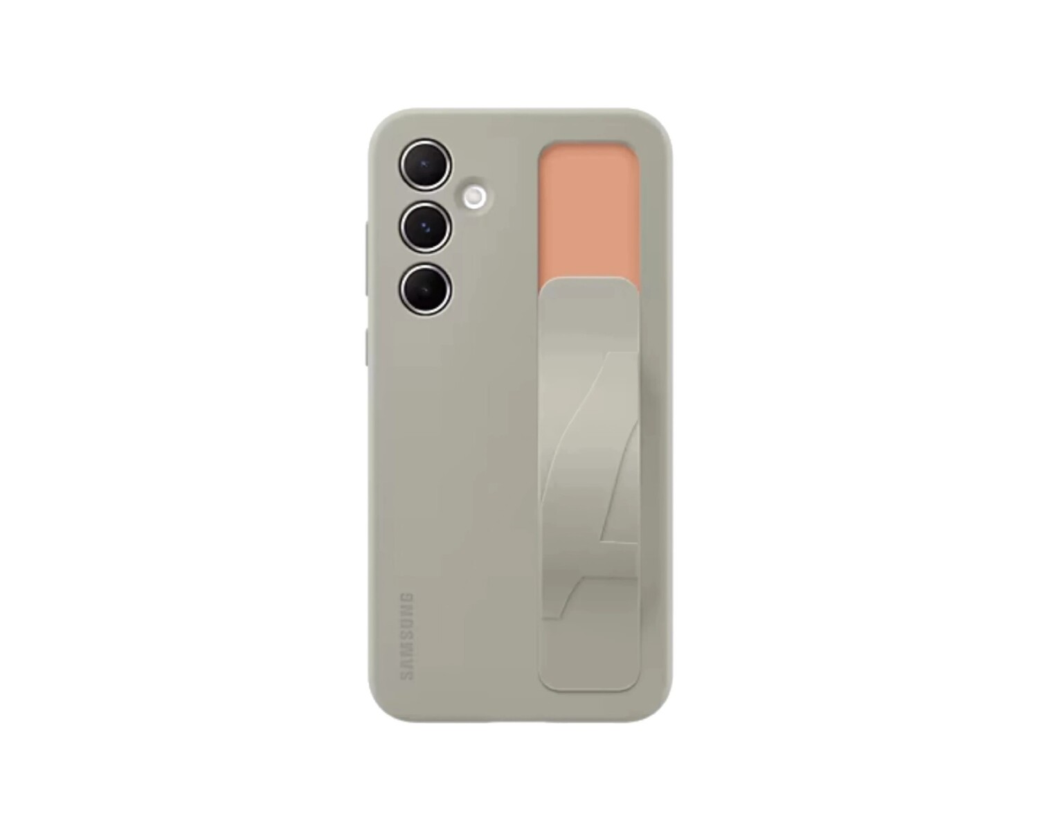 Funda Samsung Standing Grip Case con Correa y Soporte para Galaxy A55 5G - Gray 