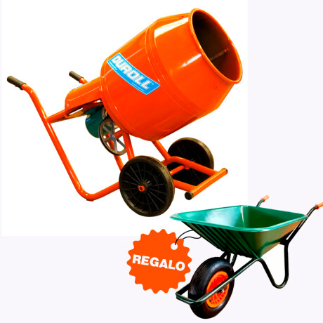 HORMIGONERA DUROLL+ CARRETILLA 60L KSR DE OBSEQUIO N/a