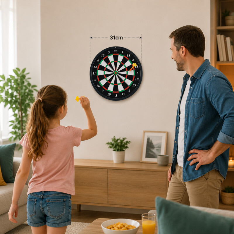 Juego Dardos Magnético Doble Cara 31cm 6 Dardos Niños Juego Dardos Magnético Doble Cara 31cm 6 Dardos Niños