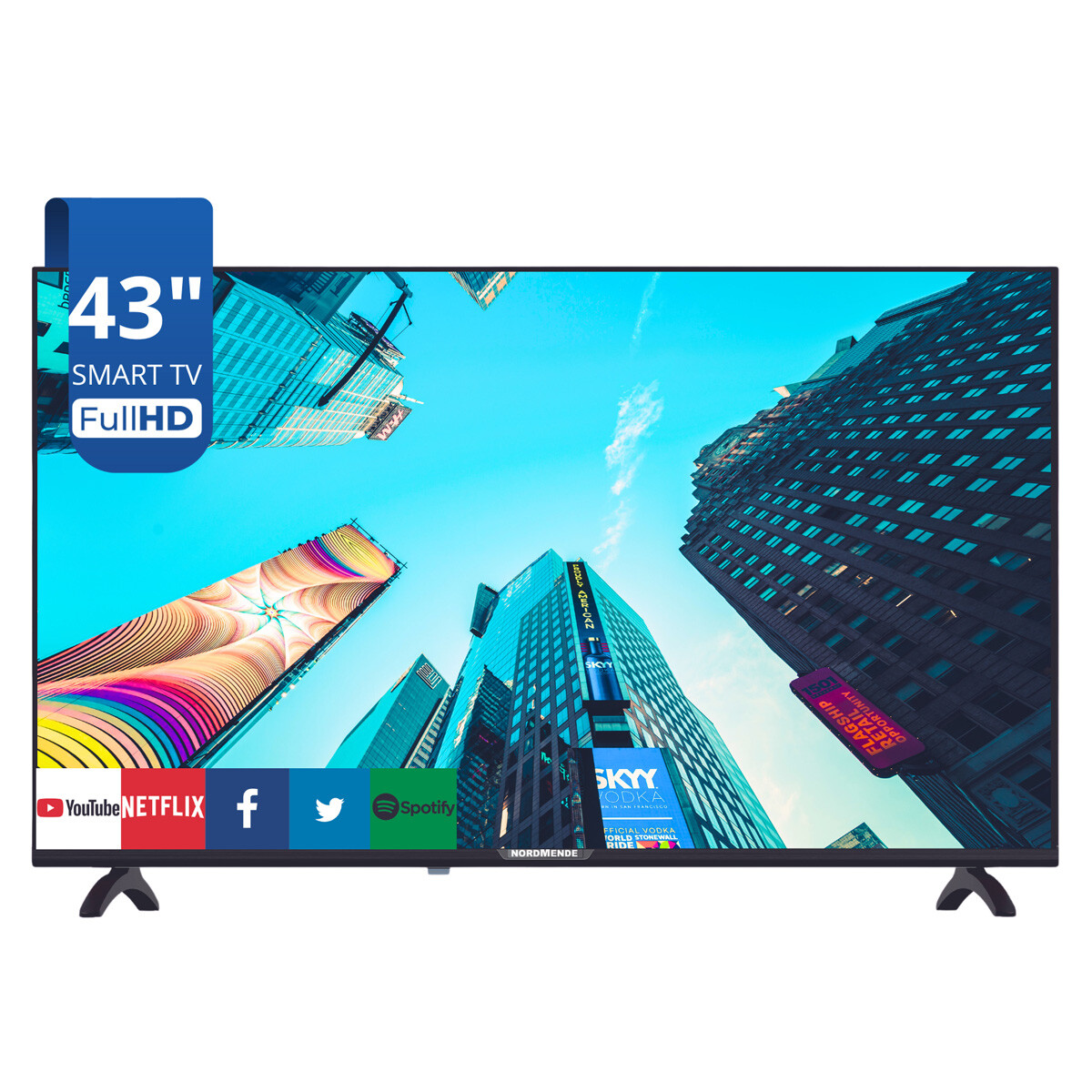 TV LED 43´´ FULL HD SMART DIGITAL BORDERLESS NORDMENDE 