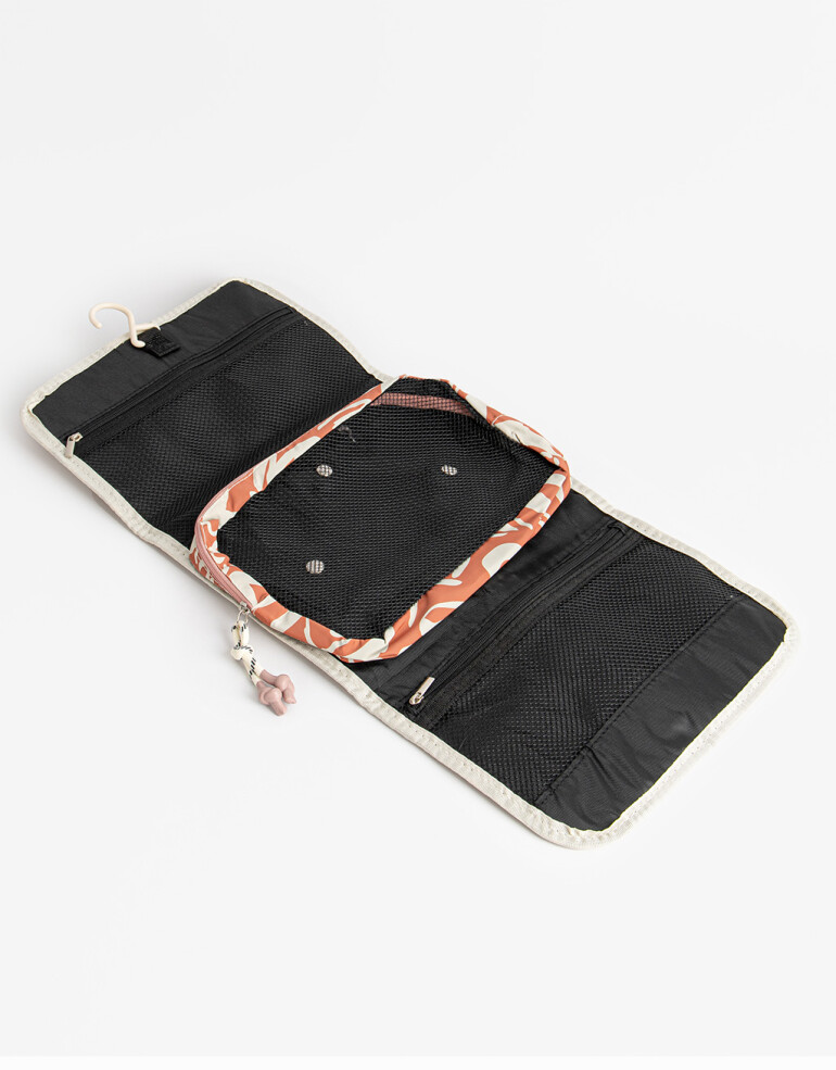 Porta Cosméticos Desplegable Portacosméticos De Material Reciclado - Estampado Flores