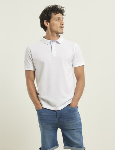 520151REMERA HARRINGTON LABEL Blanco