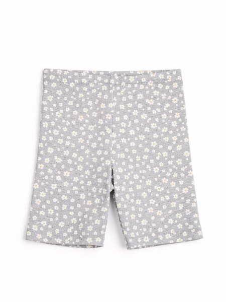 BIKER MARISA FLOWER GRIS MELANGE M