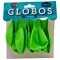 Globos X10 Tamaño R12 Verde Manzana