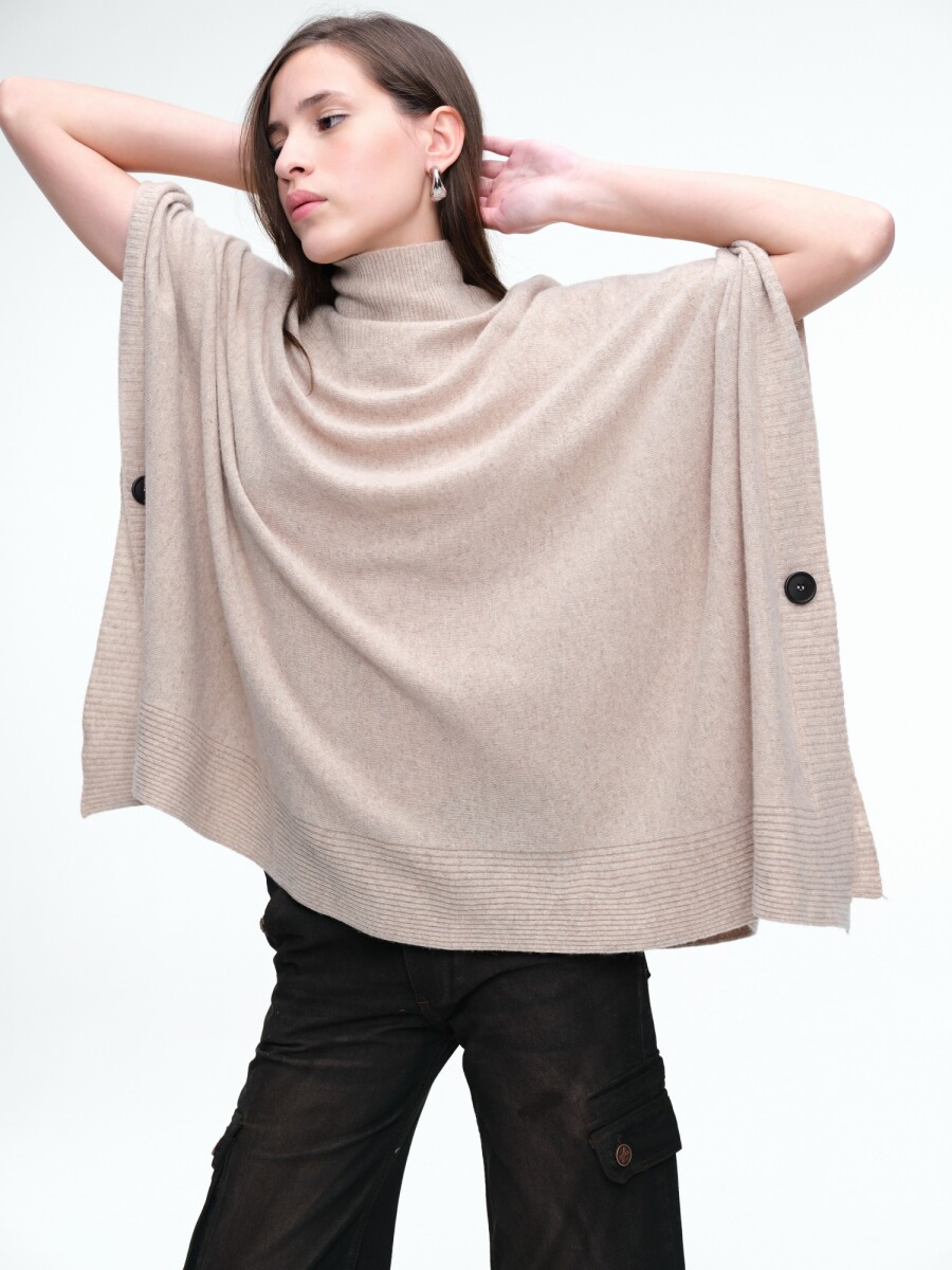 PONCHO TEJIDO 