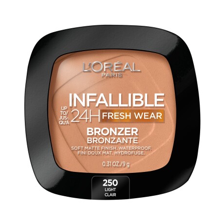 Polvo bronceador ligero Loreal 24H Fresh Wear soft matte 250 Light