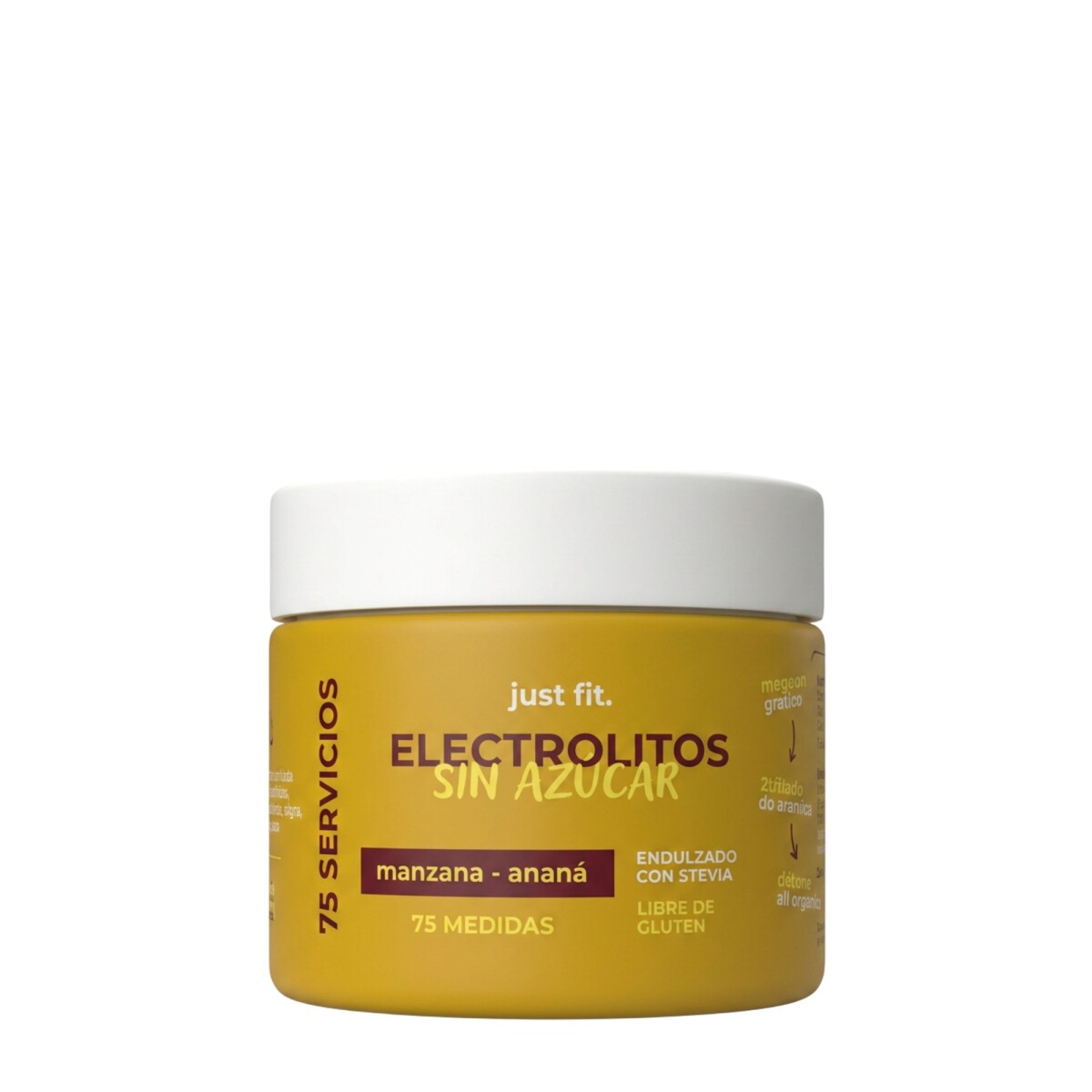 Electrolitos Sabor a Manzana - Ananá JUST FIT 