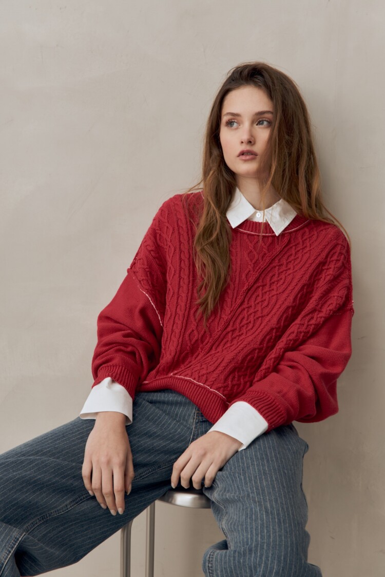 SWEATER DESPECHÁ Rojo