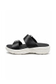 Sandalia goma hebillas metálicas 5206 Negro