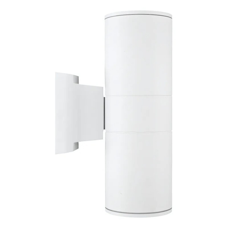 Lámpara Exterior Doble en Aluminio Lumax Modelo Stafford Blanco