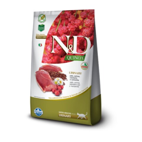 N&D Quinoa Feline Urinary Pato 7,5 kg N&D Quinoa Feline Urinary Pato 7,5 kg