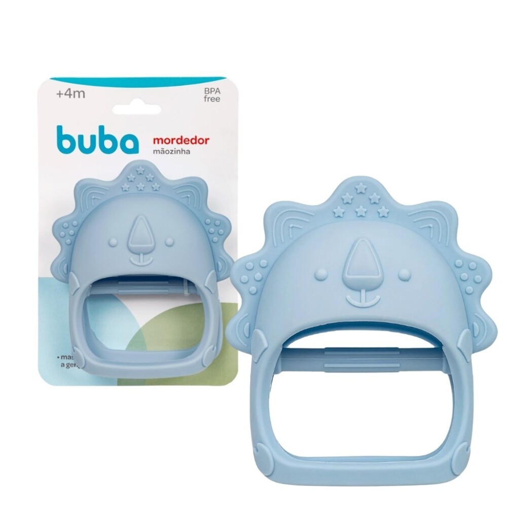 Mordillo guante BUBA celeste
