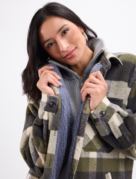 Sobrecamisa sherpa verde