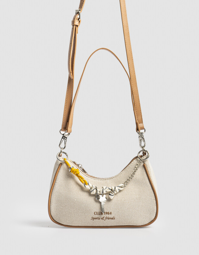 Bandoleras Bandolera Baguette Sport - Blanco Crudo