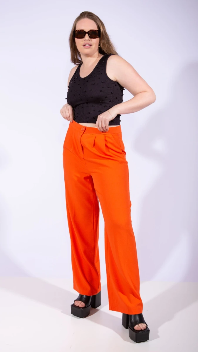 Pantalón sastrero - Naranja 