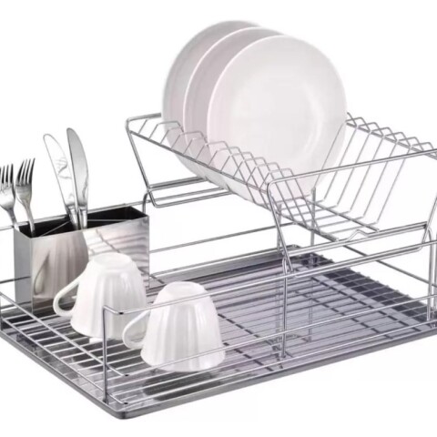 Escurridor Seca Platos Vajilla 2 Niveles de Acero Inoxidable IMBACK Escurridor Seca Platos Vajilla 2 Niveles de Acero Inoxidable IMBACK
