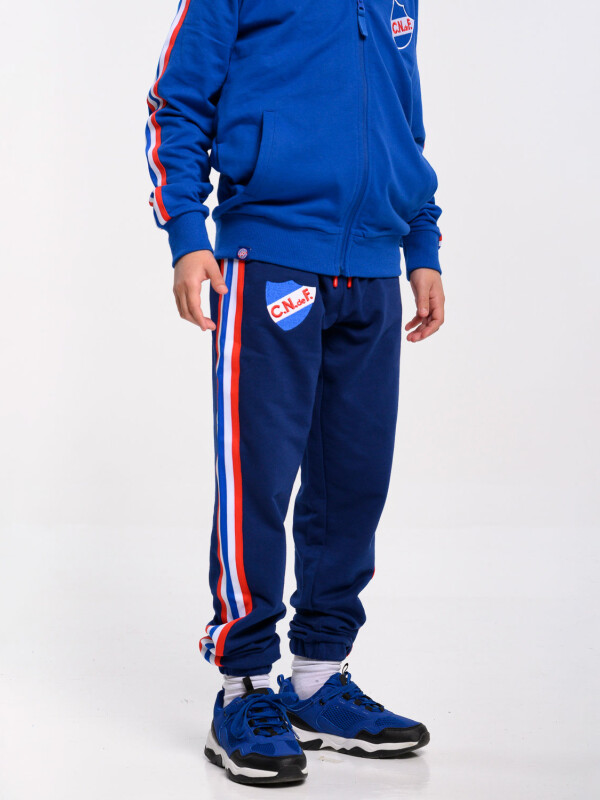 Pantalón CNdeF Stripe Licencias Junior Azul Marino, Rojo, Blanco