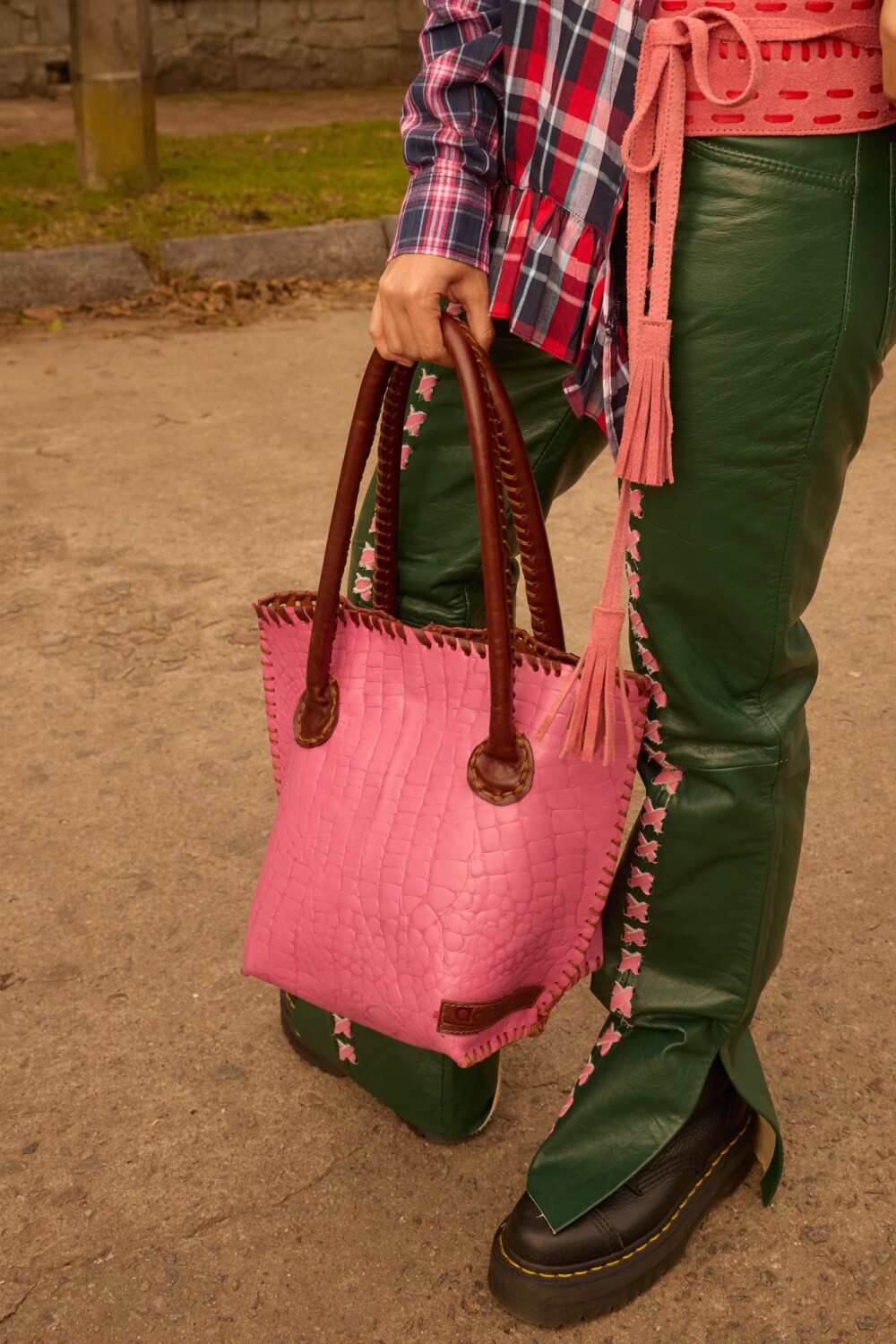 Medium All Season Bag Fucsia / Chocolate