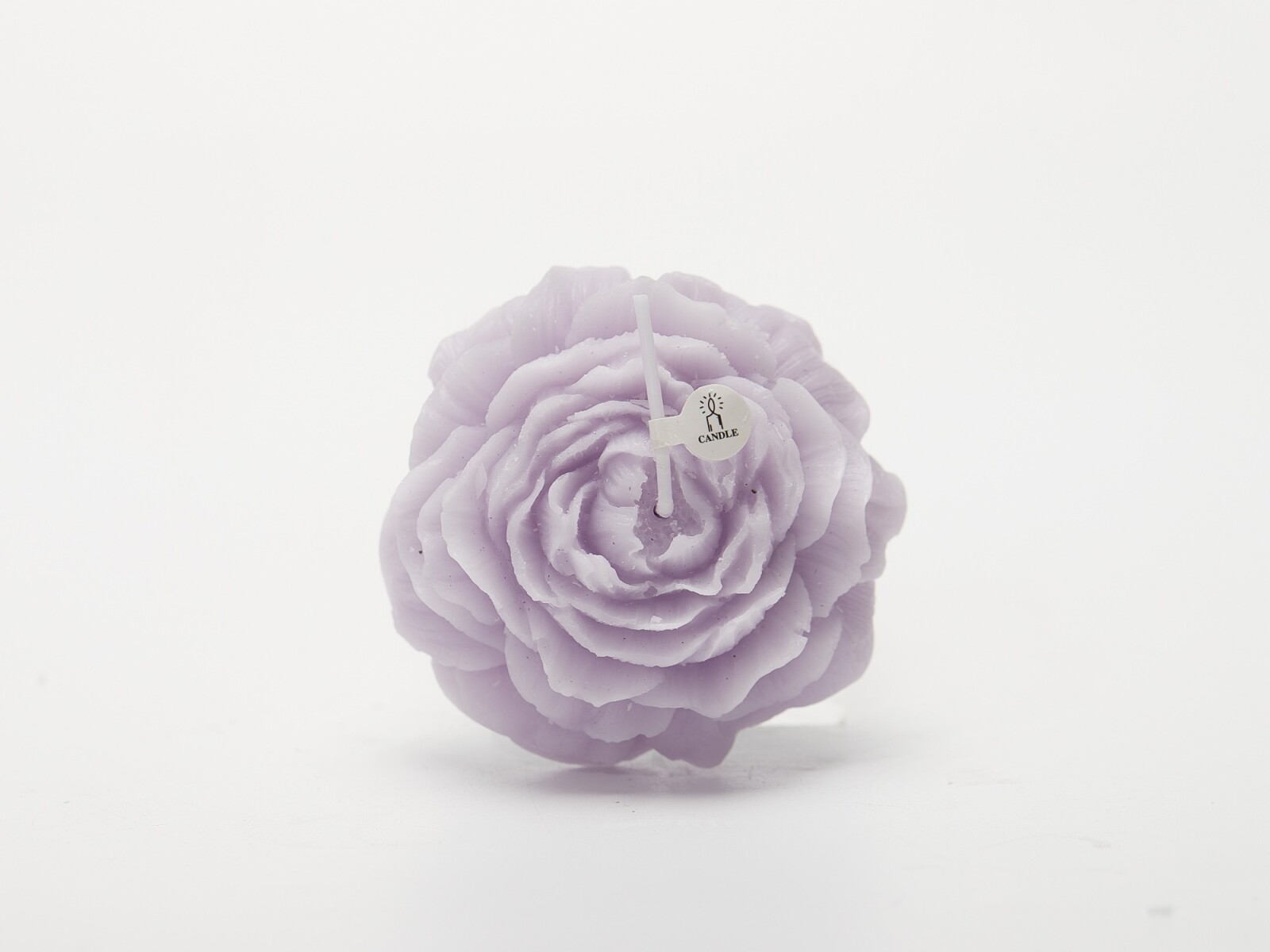 VELA PERFUMADA EN FORMA DE FLOR DE PEONÍA (LAVANDA) 