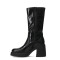 Bota de Mujer Miss Carol CUNARE de pu elastizado Negro