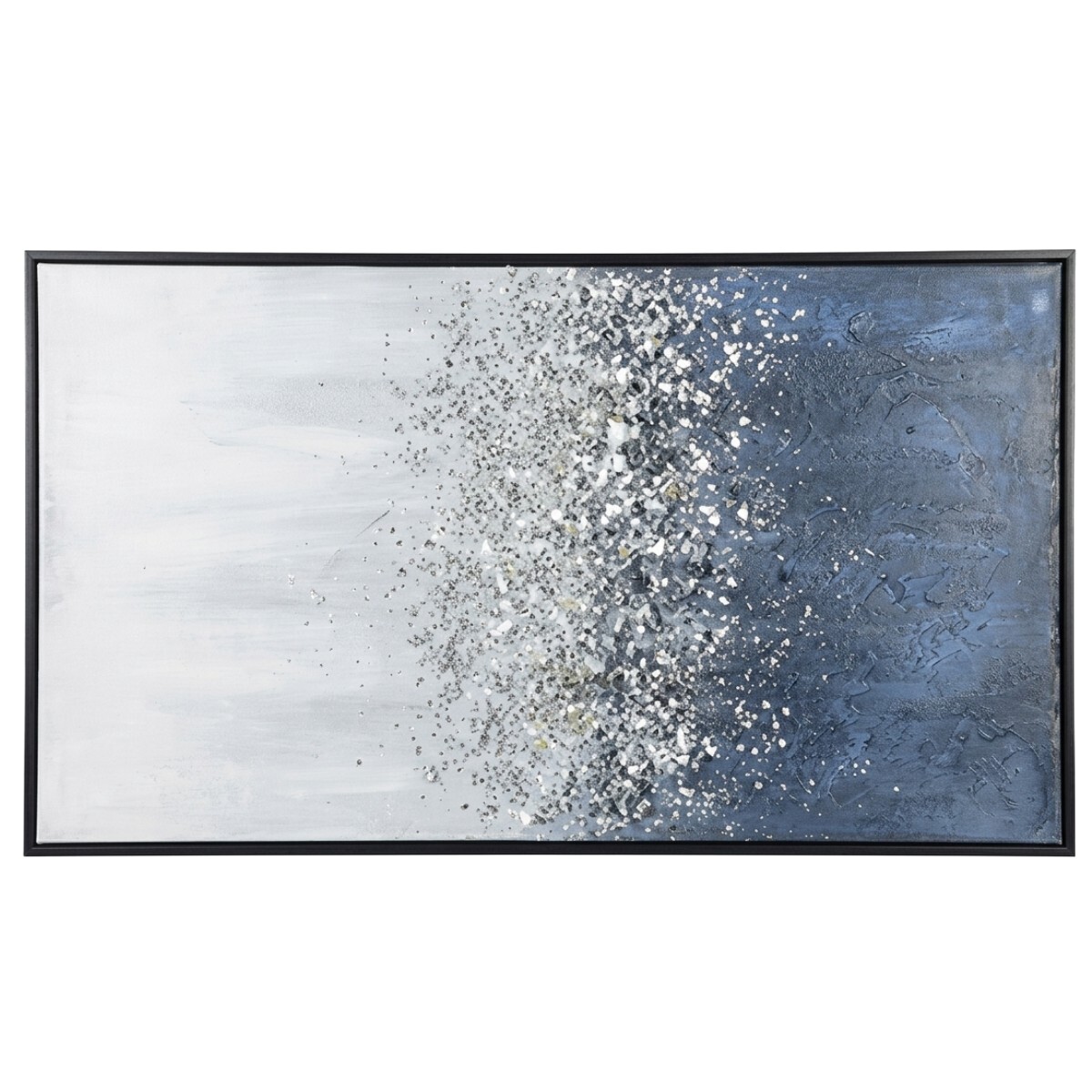 CUADRO RECT DET GRIS C/RELIEVE 45X90CM 