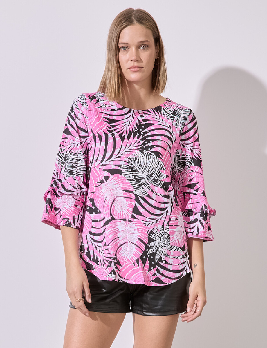 Blusa Print - Rosa/multi 