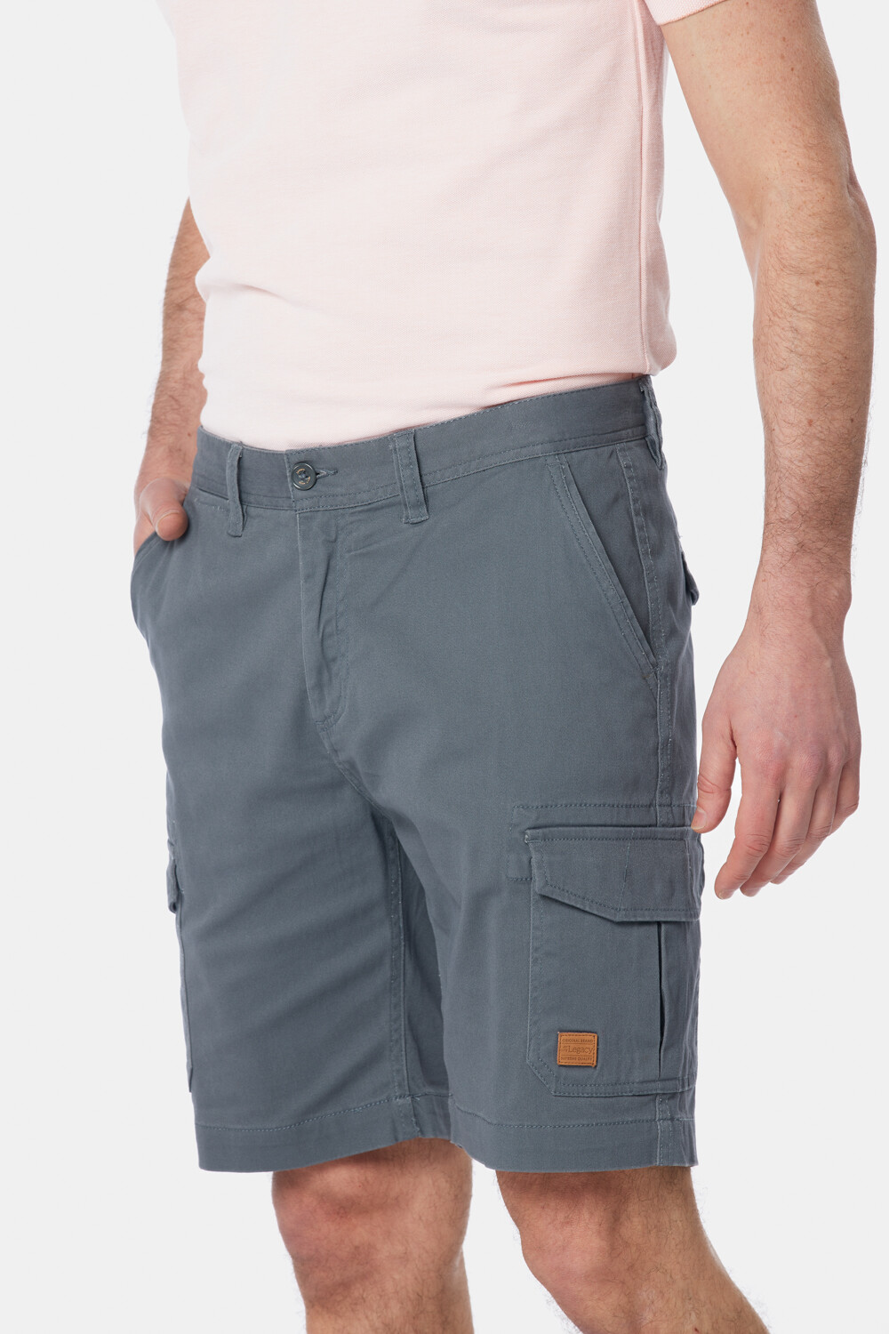 BERMUDA CARGO CON SPANDEX Piedra