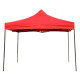 Gazebo Plegable Toldo Super Reforzado 2x2x2 Filtro Uv 15KG Rojo
