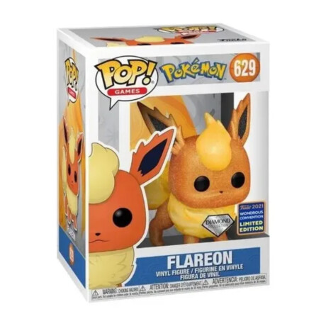 Flareon - Pokemon [Diamond - 2021 Wondrous Convention] - 629 Flareon - Pokemon [Diamond - 2021 Wondrous Convention] - 629
