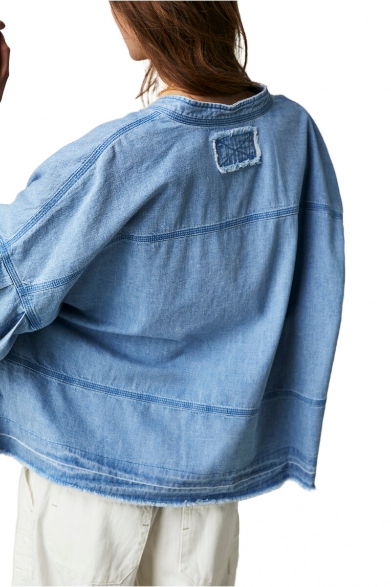 Blusa Jude Denim Azul