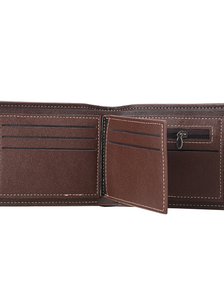 Billetera con Vista Marrón