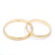 Par De Alianzas Oro 18 K amarillo bombé clásico 2,5 mm Par De Alianzas Oro 18 K amarillo bombé clásico 2,5 mm