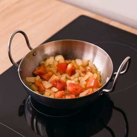 SARTEN CON ASAS ACERO INOX 19CM PLATEADO