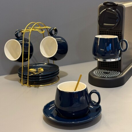 Juego De Tazas Con Soporte / Platillos / Cucharas 250ML Juego De Tazas Con Soporte / Platillos / Cucharas 250ML