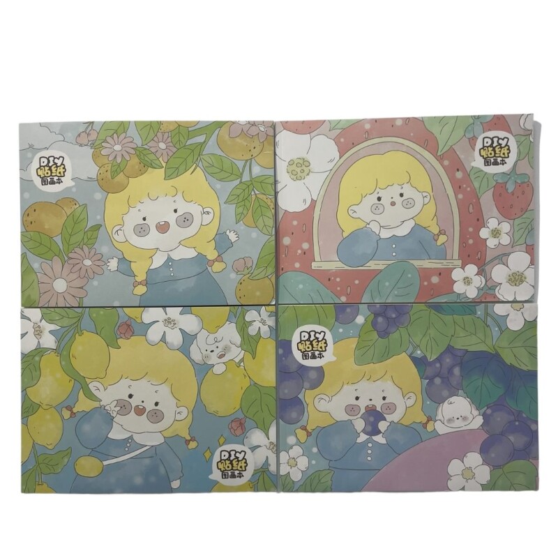 Block de dibujo con stickers Block De Dibujo Con Stickers