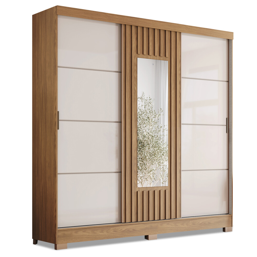 ROPERO 3 PUERTAS CORREDIZAS GUARDARROPA ARMARIO PLACARD CLOSET CON ESPEJO ROPERO 3 PUERTAS CORREDIZAS GUARDARROPA ARMARIO PLACARD CLOSET CON ESPEJO