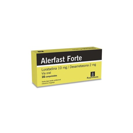 ALERFAST FORTE 16 COMPRIMIDOS ALERFAST FORTE 16 COMPRIMIDOS