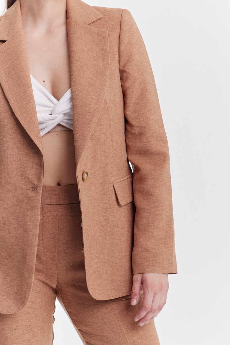 Blazer Sastrero Frambuesa - Camel 