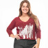 Sweater Madison Bordo