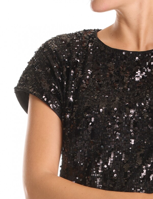 Blusa Noche Lentejuelas NEGRO