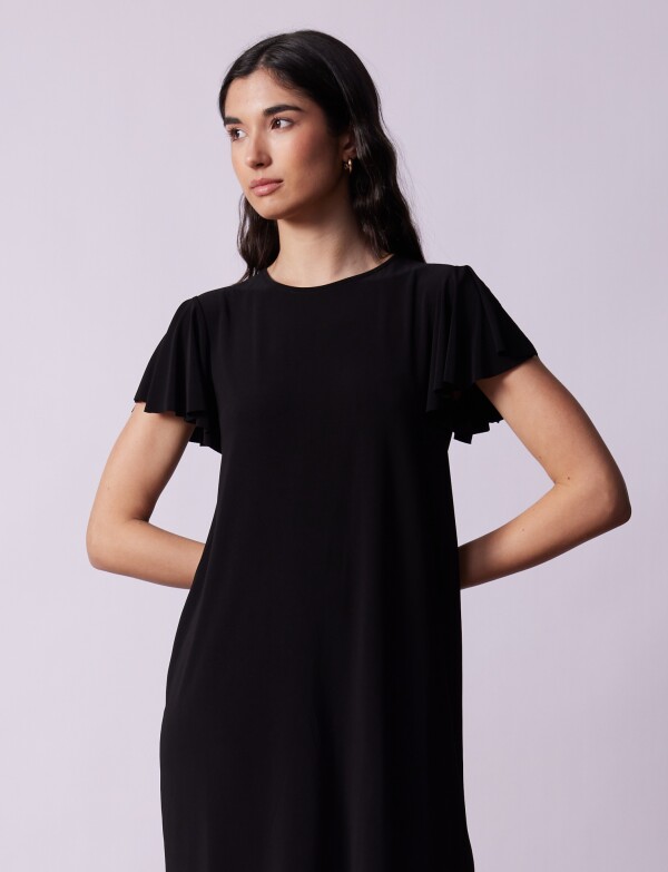 Vestido Mga Volados NEGRO