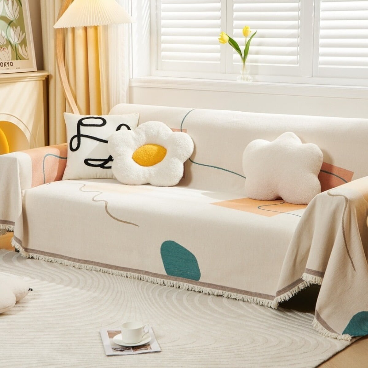 Manta para Sillon y Cama con diseños Arte - 260cm 