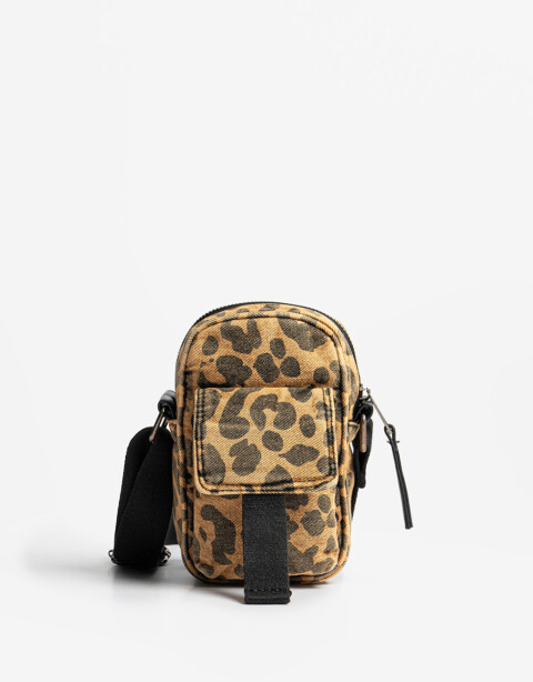 Complemento Marroquinería Pouch Denim Animal Print - Estampado Animal Print