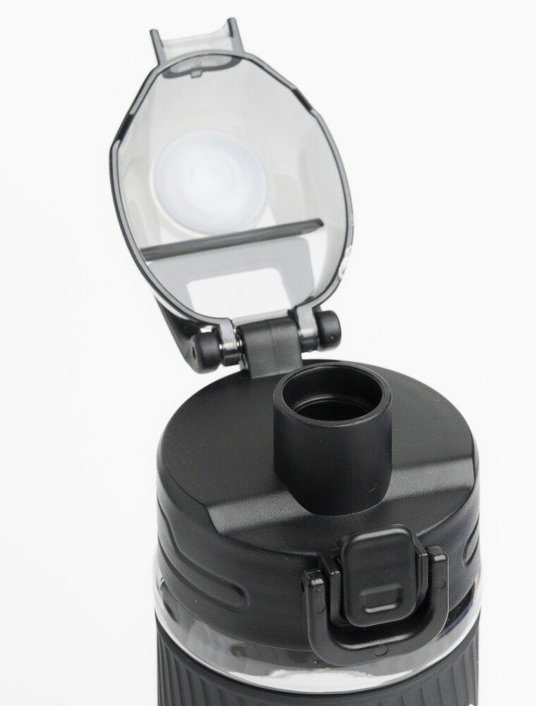 Botella Cristal Active Negro