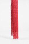 Pashmina party con argolla rojo