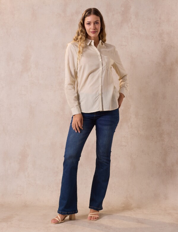 Camisa Lineas MULTI/AMARILLO