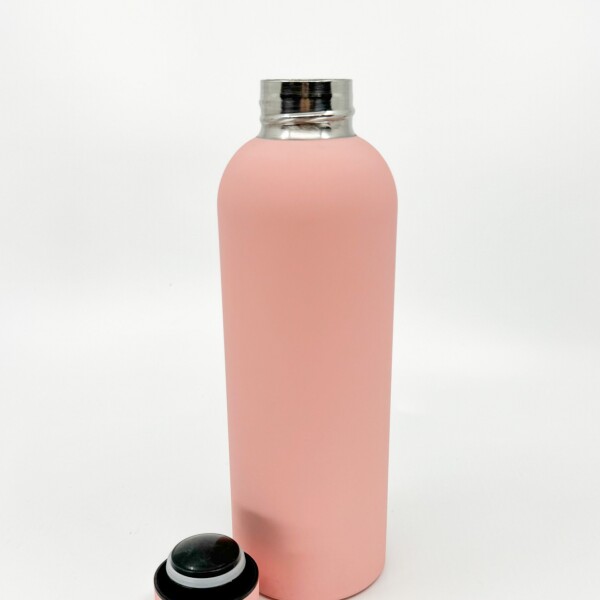 Botella térmica de acero lisa Rosa