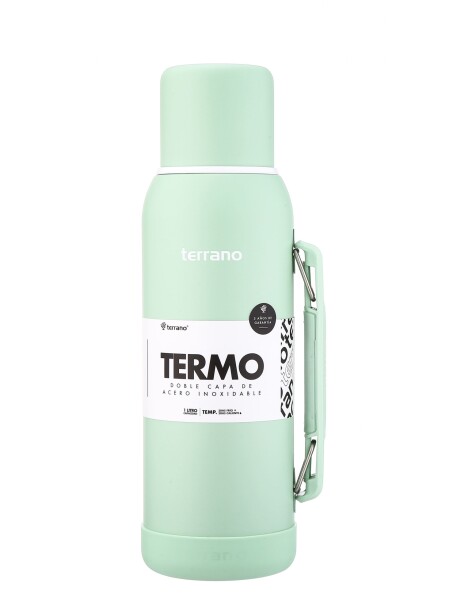 Termo Premium 1lt. Con base de Silicona Verde Agua
